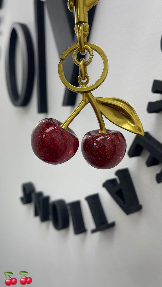 Cherry Keychain