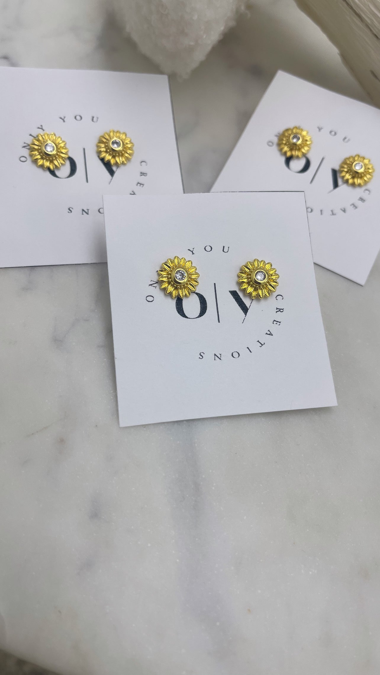 Sunflower Studs