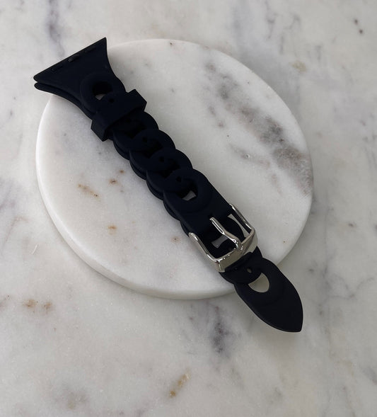 Black Chain Apple Watch band